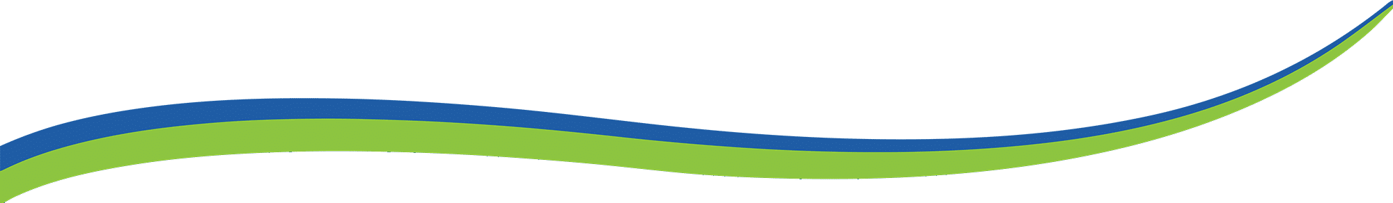 Wave Transparent Bottom Graphic Curved blue and green wave design element with transparent background for seamless website section transitions and modern page layouts