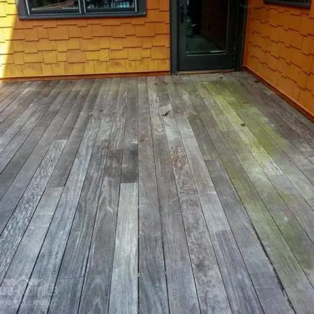 Hardwood Deck Before (IPE)