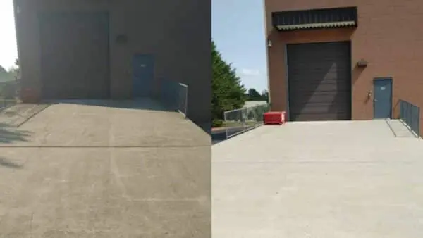 See the before-and-after results of pressure washing and learn when your shopping strip might need professional exterior cleaning services