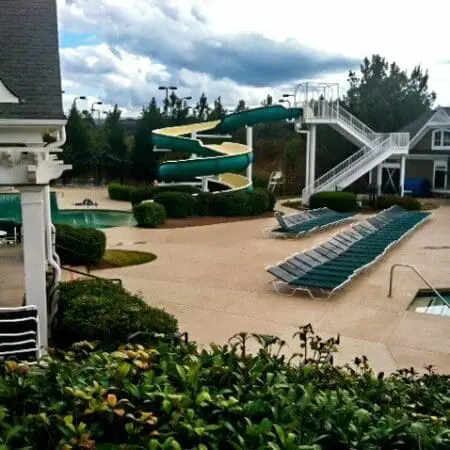 Pool deck after professional cleaning Aqua-Nomics delivers spotless pool decks after expert cleaning enhancing safety and appearance for residential and managed properties in Atlanta
