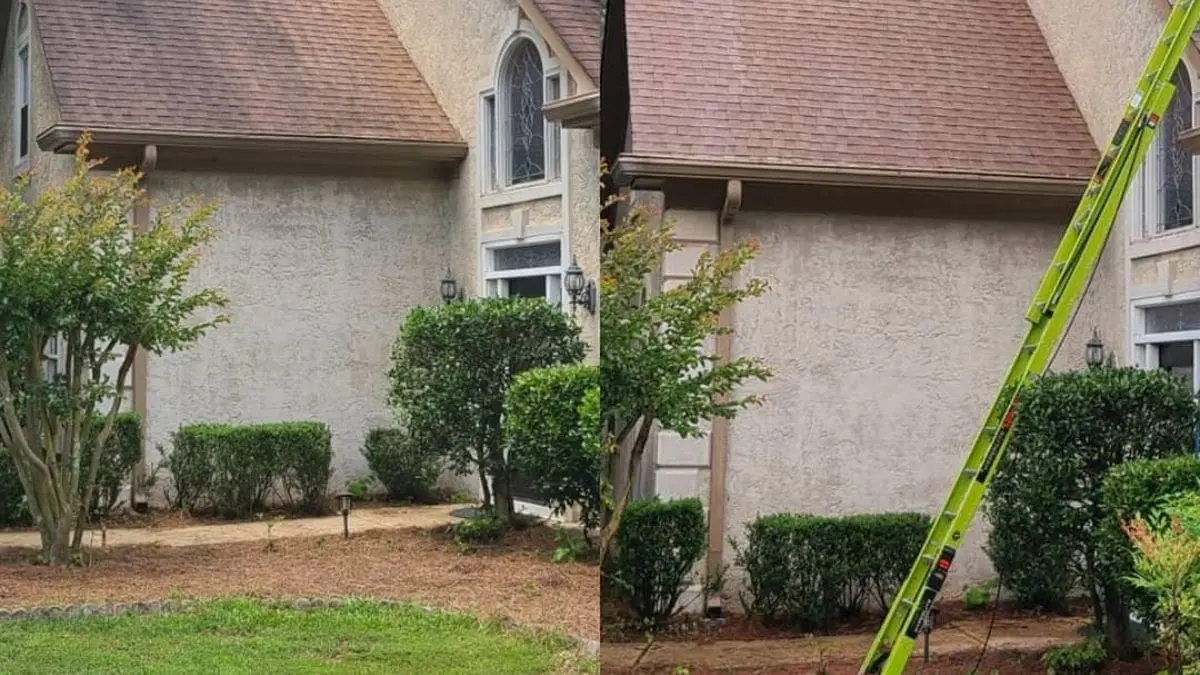 See how pressure washing helps prep exterior walls for painting by removing dirt, mildew, and old residue to ensure a smooth and lasting paint job