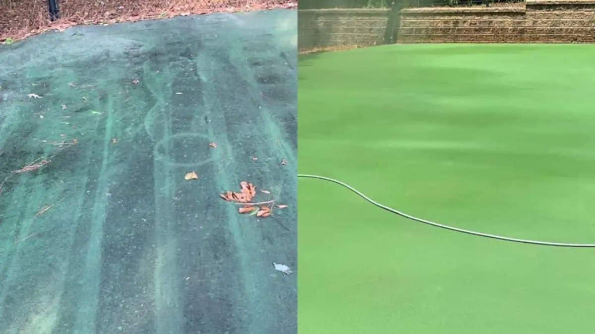 See how pressure washing transforms dirty surfaces and simplifies outdoor maintenance for your home, from patios to sports courts and more