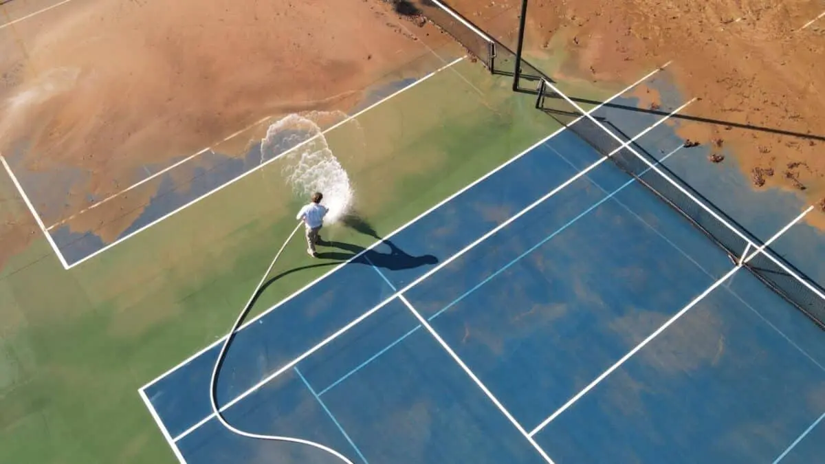 Discover which surfaces like tennis courts and concrete areas respond best to professional pressure washing for safer, cleaner, longer-lasting results