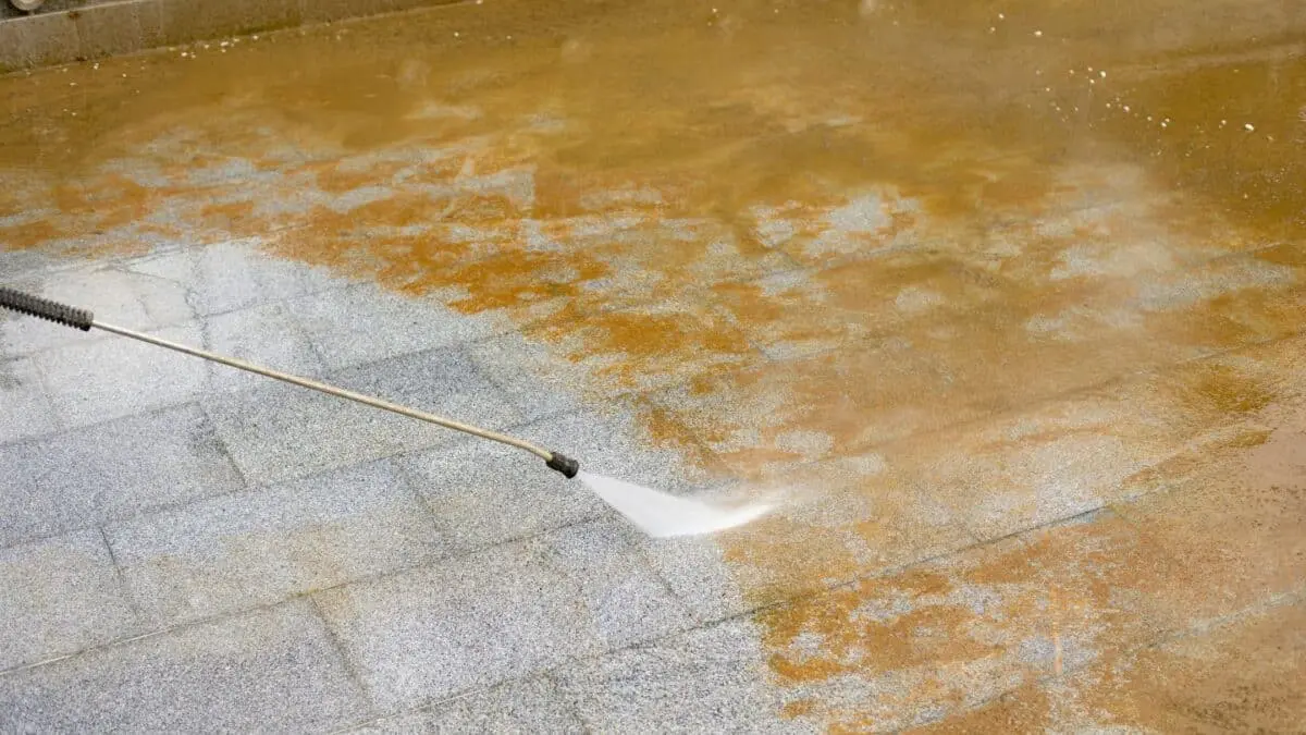 Oil stains on driveways are no match for high-pressure washing which penetrates deep into surfaces to restore clean appearance and prevent damage