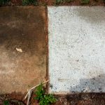Commercial Concrete Sidewalk Side-by-Side