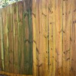 Wood Fence Cleaning Side-by-Side