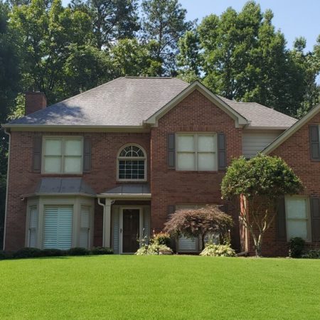 A Beautiful House After Pressure Washing