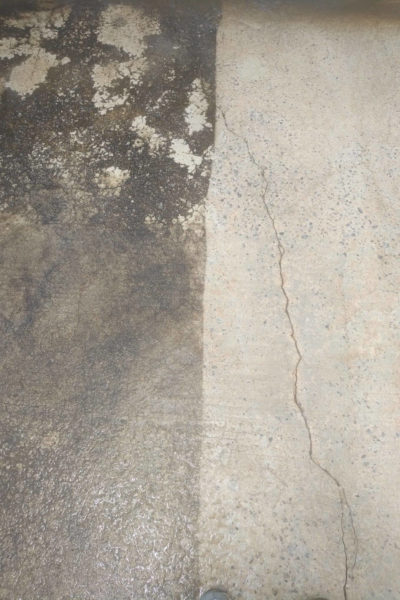 We use a combination of surface cleaners, hot water, and a unique mildewcide blend (if needed) to safely and effectively clean away years of dirt, grime, mold & mildew from your concrete, brick, or stone.