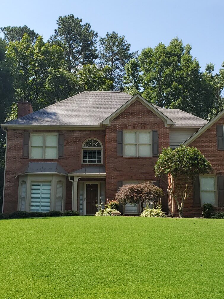 A Beautiful House After Pressure Washing