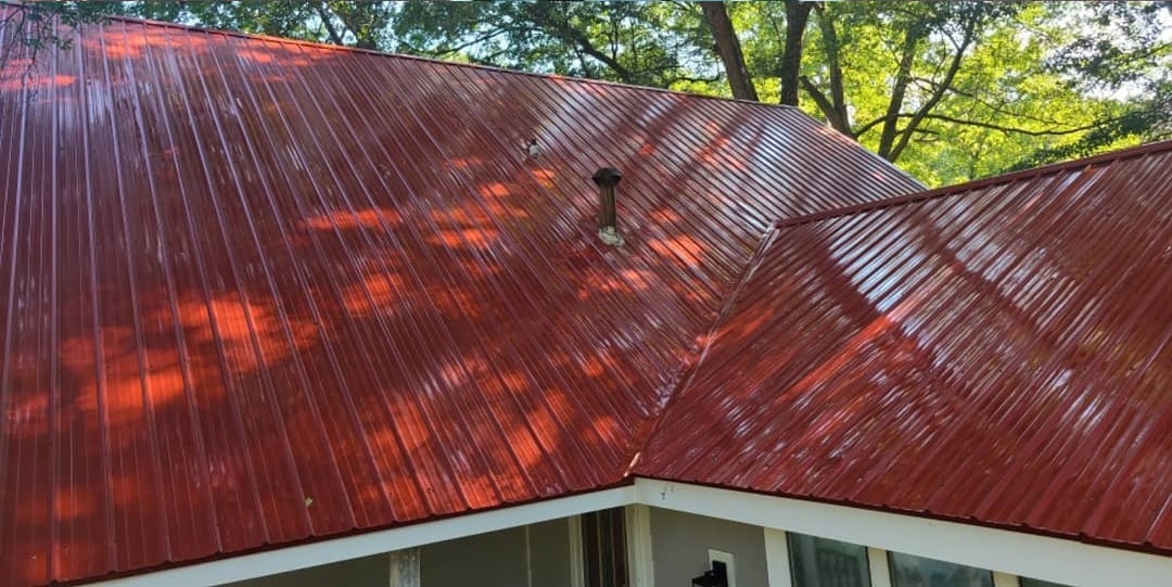 Shining Roof After Roof Cleaning